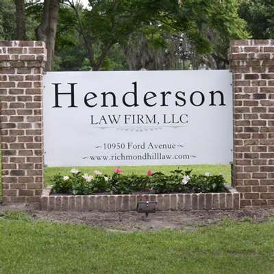 Henderson Law Firm, General Practice Lawyer in Richmond Hill, GA
